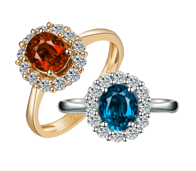 blue diamond ring